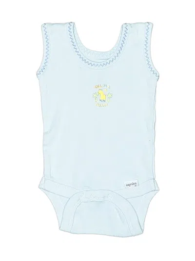 Pre-owned Gerber Babies' Sleeveless T-shirt In Blue
