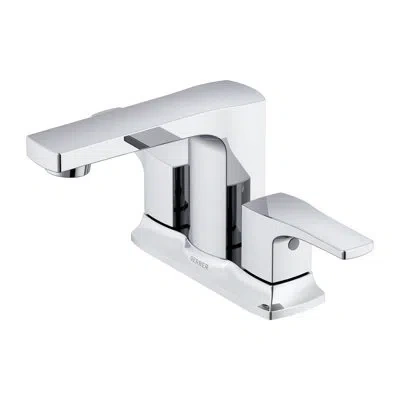 Gerber Tribune Two Handle Centerset Bathroom Faucet In Chrome