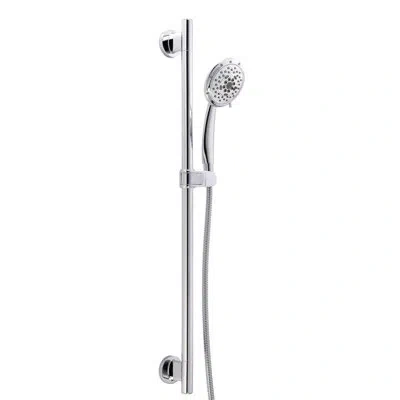 Gerber Versa Pressure Balance Complete Shower System In Silver