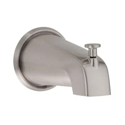 Gerber Wall Mounted Tub Spout With Diverter In Brushed Nickel