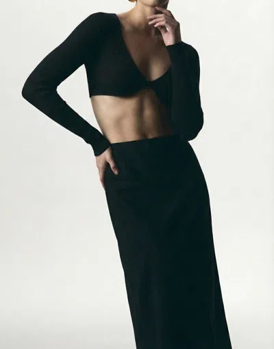 Gergana Ivanova Scarlett Top In Black