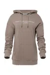 Gergana Ivanova Women's Baby Hoodie In Tan In Brown