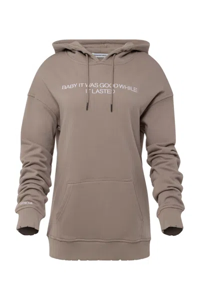 GERGANA IVANOVA WOMEN'S BROWN BABY HOODIE