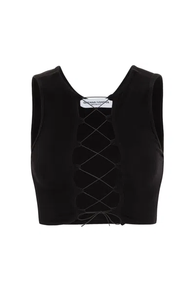 GERGANA IVANOVA WOMEN'S EMMA TOP IN BLACK
