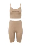 Gergana Ivanova Women's Handle With Care Set In Tan In Multi