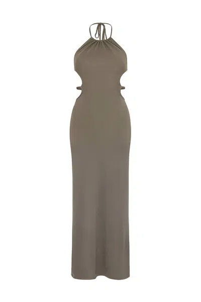 GERGANA IVANOVA WOMEN'S KRISTINA DRESS IN TAN