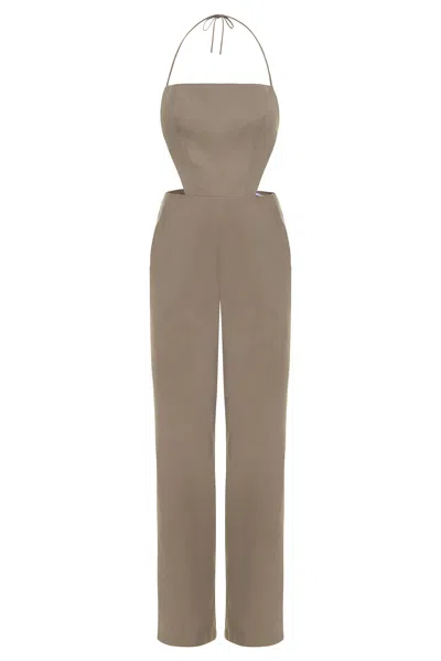 Gergana Ivanova Women's Neutrals Francesca Jumpsuit Beige