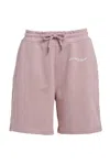 Gergana Ivanova Women's Organic Cotton Shorts In Mauve In Multi