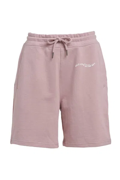 Gergana Ivanova Women's Organic Cotton Shorts In Mauve In Multi