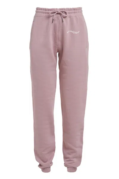 GERGANA IVANOVA WOMEN'S PINK ORGANIC COTTON JOGGERS MAUVE