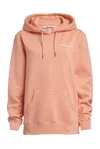 Gergana Ivanova Women's Yellow / Orange Organic Cotton Hoodie In Salmon In Yellow/orange