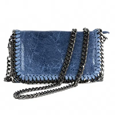 German Fuentes Eliza Clutch In Blue