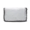 German Fuentes Eliza Clutch In Light Grey