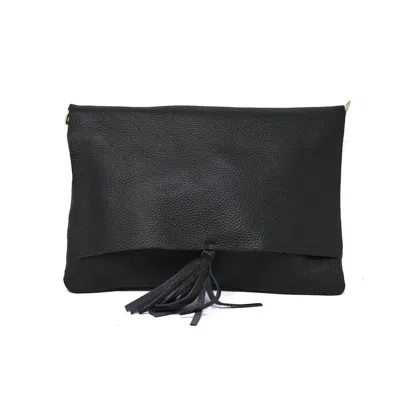 German Fuentes Finley Leather Handbag In Black