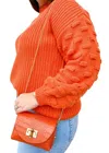 German Fuentes Madisyn Bag In Burnt Orange In Orange