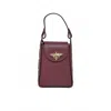German Fuentes Meaux Bag In Burgundy In White