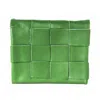 German Fuentes Rita Leather Clutch In Green In Green