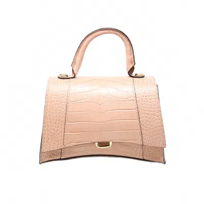 German Fuentes Women's Katie Small Handbag In Nude Pink In Multi