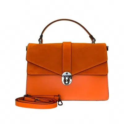 German Fuentes Women's Nancy Large Handbag In Orange