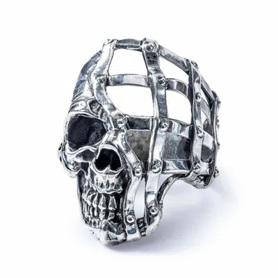 German Kabirski Men's Nocturne Silver Skull Ring