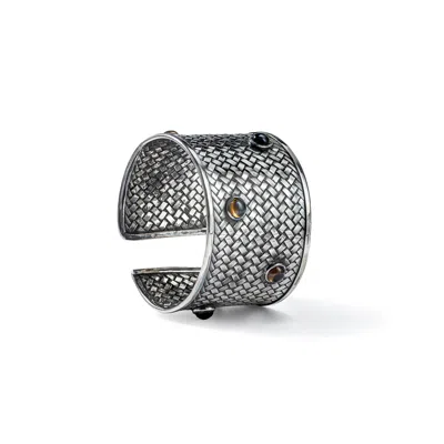 German Kabirski Women's Black / Brown Arete Smoky Quartz - Bangle In Multi