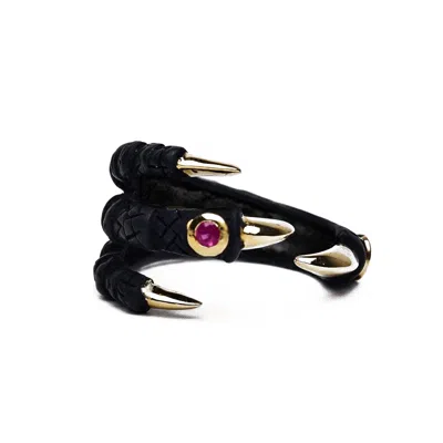 German Kabirski Women's Black / Red Paradisa Ruby Ring In Multi