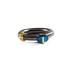 German Kabirski Women's Blue / Gold / Grey Picco Blue Sapphire Ring