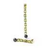 German Kabirski Women's Gold / Green / Black Vera Asymmetric Gold-plated Silver Earrings With Peridot & Black Pearl In Multi
