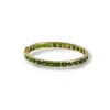 German Kabirski Women's Gold / Green Britten Chrome Diopside Bangle In Multi