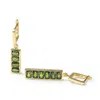 German Kabirski Women's Gold / Green Zivie Chrome Diopside Earrings In Multi