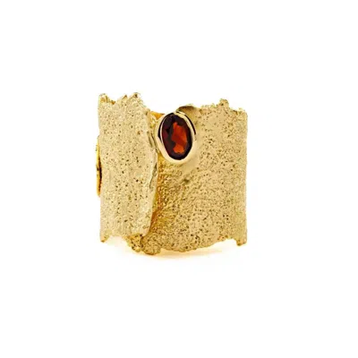 German Kabirski Women's Gold / Red Otthild Garnet Ring In Multi