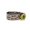 German Kabirski Women's Green / Black / Silver Nicasia Peridot Ring In Multi