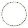 German Kabirski Women's Green / Silver Baimai Chrome Diopside Necklace In Multi