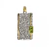 German Kabirski Women's Green / Silver Verina Peridot Pendant In Multi