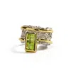 German Kabirski Women's Green / Silver Verina Peridot Ring In Multi