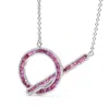 German Kabirski Women's Pink / Red / Silver Medea Open Necklace In Sterling Silver With Raw Rubies In Multi