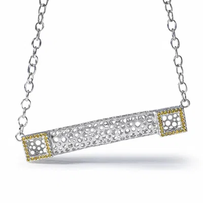 German Kabirski Women's Silver / Yellow Kore Singular Edition Silver Necklace With Yellow Sapphires