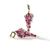 German Kabirski Women's Skye Rough Pink Sapphire & Ruby Earrings In Pink