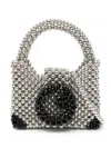 Germanier Bead-embellished Tote Bag In Silver