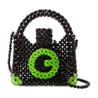 Germanier Beaded Bag In Black