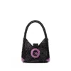 Germanier Beaded Hobo Bag - Beads - Black In Black