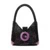 Germanier Beaded Hobo Bag In Black