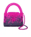 Germanier Bead-embellished Mini Tote Bag In Pink