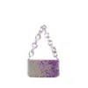 Germanier Bead-embellished Zipped Shoulder Bag In Multi