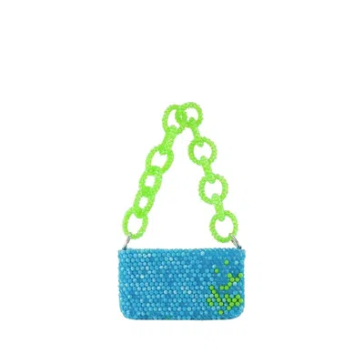 Germanier Hobo Bag - Multi - Pearl In Blue