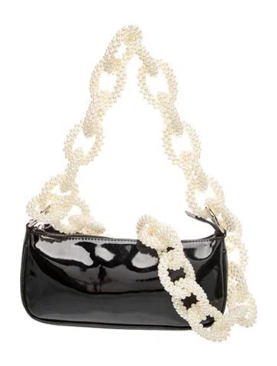 Pre-owned Germanier Patent Leather Shoulder Bag In Black
