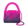 Germanier Bead-embellished Mini Tote Bag In Pink