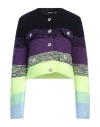 Germanier Woman Cardigan Mauve Size M Acrylic In Purple