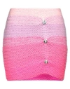 Germanier Woman Mini Skirt Fuchsia Size L Acrylic