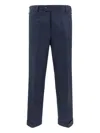 Germano 1952 Button-fastening Turn-up Trousers In Blue